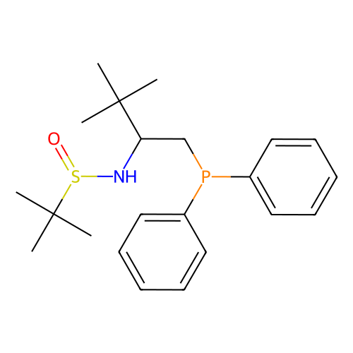 [<em>S</em>（<em>R</em>）]-<em>N</em>-[（<em>1S</em>）-<em>1</em>-[（二苯基膦基）甲基]-<em>2</em>,2-二甲基丙基]-<em>2</em>-甲基-<em>2</em>-丙烷亚磺酰胺，1853342-54-7，95%