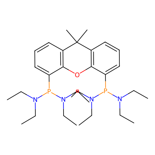 P,P′-(<em>9</em>,9-<em>二甲基</em>-<em>9</em>H-<em>氧</em><em>杂</em><em>蒽</em>-4,5-二基)双[N,N,N′,N′-四乙基-亚膦酸二酰胺]，349100-75-0，≥97%
