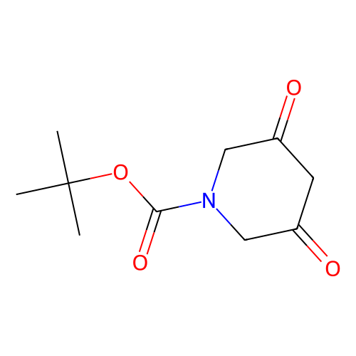 3,5-二<em>氧</em><em>哌啶</em>-1-羧酸叔丁酯，396731-40-1，97%