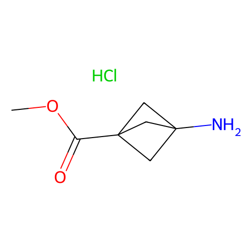 3-氨基双环[<em>1.1.1</em>]戊烷-<em>1</em>-羧酸甲酯盐酸盐，676371-65-6，97%