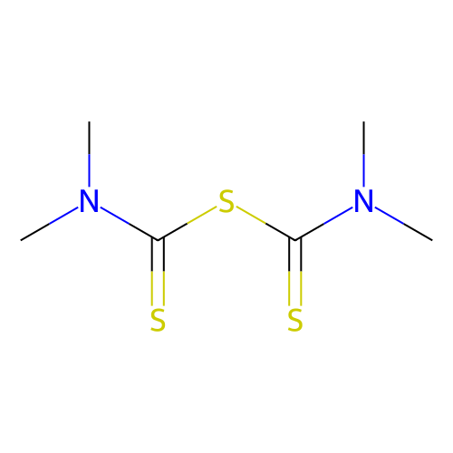 一硫化四甲基秋兰姆，97-74-5，>98.0%(GC