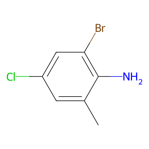<em>2</em>-溴-<em>4</em>-<em>氯</em>-<em>6</em>-<em>甲基</em><em>苯胺</em>，146948-68-7，98%