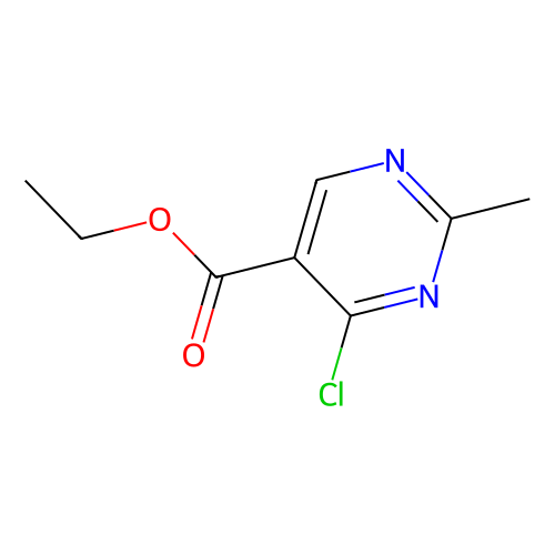 4-氯-<em>2</em>-<em>甲基</em><em>嘧啶</em>-<em>5</em>-<em>甲酸</em>乙酯，2134-36-3，97%