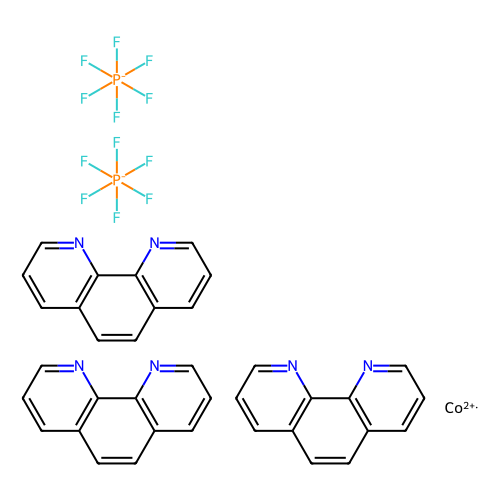 三（1,10-菲咯啉）双（六氟磷酸盐）钴（<em>II</em>），31876-74-1，98%