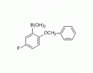 2-苄氧基-5-氟苯硼酸(含有数量不等的酸酐)
