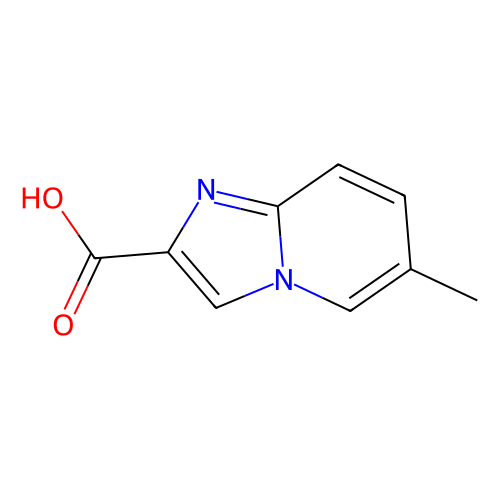 6-甲基咪唑并[1,2-a]吡啶-<em>2</em>-<em>羧酸</em>，80353-<em>93</em>-1，97%