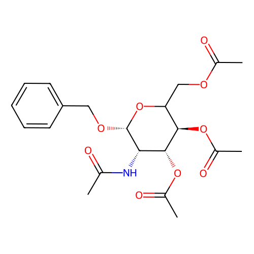 苄基<em>2</em>-乙酰氨基-<em>2</em>-脱氧-<em>3</em>,4,6-三-<em>O</em>-乙酰基-β-<em>D</em>-吡喃葡萄糖苷，13343-66-3，98%