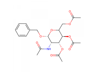 苄基2-乙酰氨基-2-脱氧-3,4,6-三-O-乙酰基-β-D-吡喃葡萄糖苷，13343-66-3，98%
