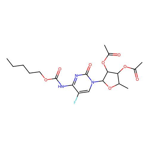 5'-脱氧-5-氟-<em>N</em>-[(戊氧基)羰基]胞<em>苷</em> 2',3'-二乙酸酯，162204-20-8，98%