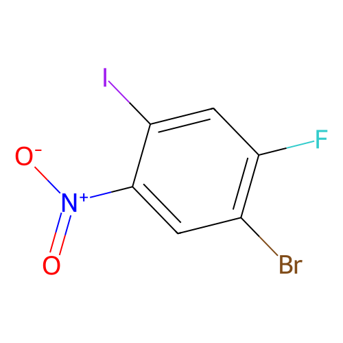 1-溴-<em>2</em>-氟-4-<em>碘</em>-5-<em>硝基苯</em>，1226808-77-0，98%