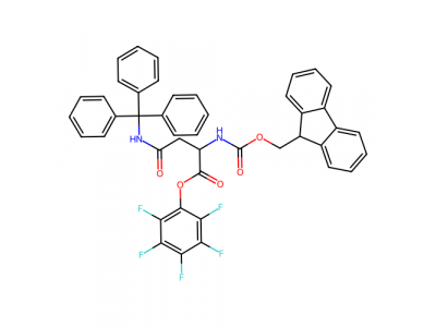 N-芴甲氧羰基-N'-三苯甲基-L-天门冬酰胺五氟苯酯，132388-64-8，96%