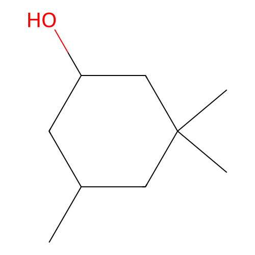 3,3,5-三甲基环己醇，116-02-9，≥90.0%,<em>顺反异构体</em><em>混和</em><em>物</em>