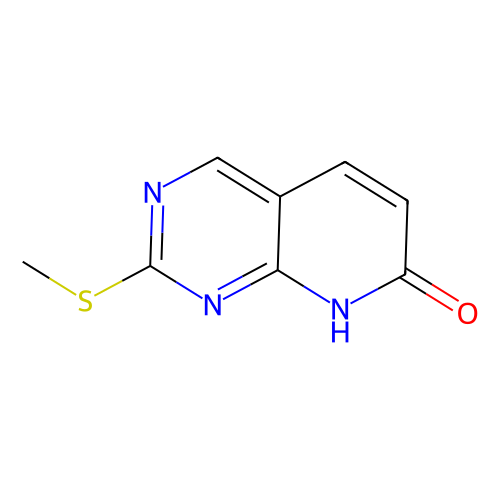 <em>2</em>-(甲基硫基)-<em>7H</em>,8H-吡啶<em>并</em>[<em>2,3-d</em>]<em>嘧啶</em>-7-酮，211244-81-4，97%