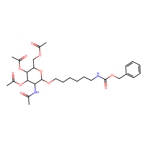 N-[6-[[3,4,6-三-O-乙酰基-2-(乙酰氨基)-2-脱氧-β-D-<em>吡</em><em>喃</em>半乳<em>糖基</em>]氧基]己基]氨基甲酸苄酯，159173-77-0，≥98%