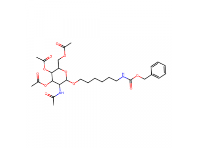N-[6-[[3,4,6-三-O-乙酰基-2-(乙酰氨基)-2-脱氧-β-D-吡喃半乳糖基]氧基]己基]氨基甲酸苄酯，159173-77-0，≥98%