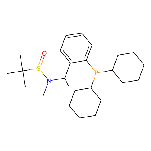 [<em>S</em>(<em>R</em>)]-<em>N</em>-[(1<em>S</em>)-1-[2-(二环己基膦)苯基]乙基]-<em>N</em>-甲基-2-叔丁基亚磺酰胺，2253984-97-1，≥95%