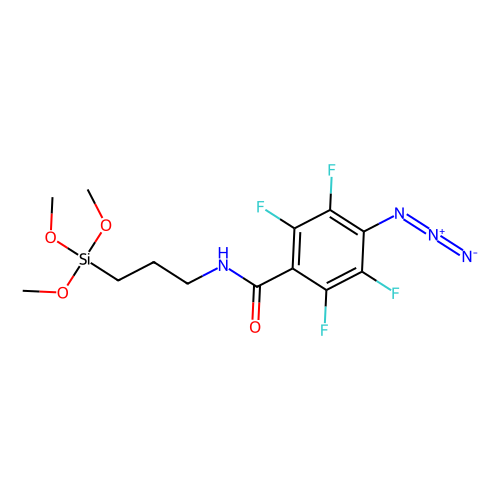 N-（<em>3</em>-<em>三甲</em><em>氧基</em>甲硅<em>烷基</em><em>丙基</em>）-4-叠氮基2,<em>3</em>,5,6-四氟苯甲酰胺，298225-03-3，90%