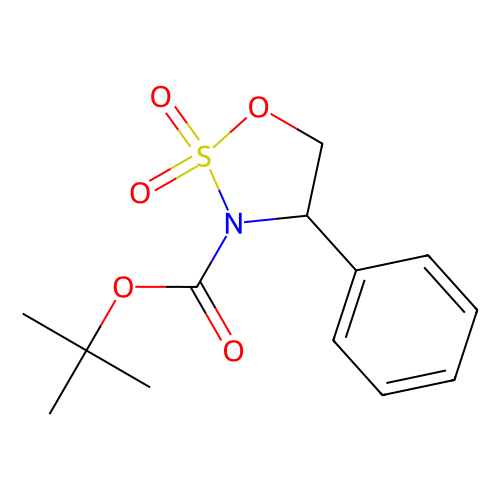 (<em>4</em>S)-<em>2</em>,2-<em>二</em>氧羰基-<em>4</em>-苯基-1,<em>2</em>λ⁶,3-氧杂<em>噻唑</em><em>烷</em>-3-羧酸叔丁酯，479687-23-5，97%