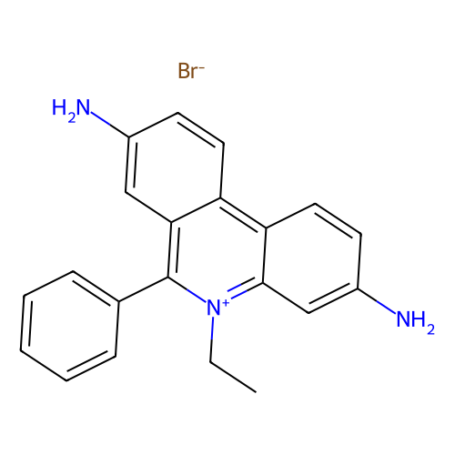溴化乙锭(EB)，<em>1239-45-8</em>，分子生物学级，粉末，≥95% (HPLC)