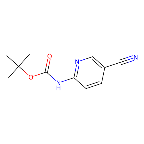 2-(BOC-氨基)-5-<em>氰</em><em>基</em><em>吡啶</em>，902837-44-9，96%
