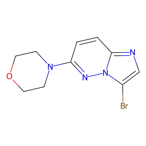 4-(3-溴咪唑并[<em>1</em>,2-b]哒<em>嗪</em>-6-基)吗啉，1012343-<em>72</em>-4，96%