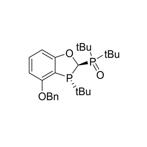 ((<em>2R</em>,<em>3R</em>)-4-(苄氧基)-3-(叔丁基)-2,3-二氢苯并[d][1,3]氧膦杂环-2-基)二叔丁基氧化膦，97%，99% ee