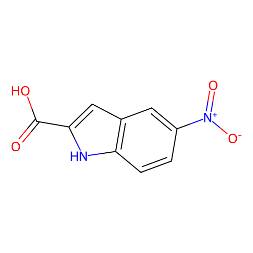 5-<em>硝基</em><em>吲哚</em>-<em>2</em>-甲酸，16730-20-4，97%