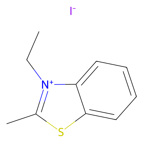 3-乙基-<em>2</em>-甲基碘化<em>苯</em><em>并</em><em>噻唑</em>鎓，3119-93-5，>98.0%(T)