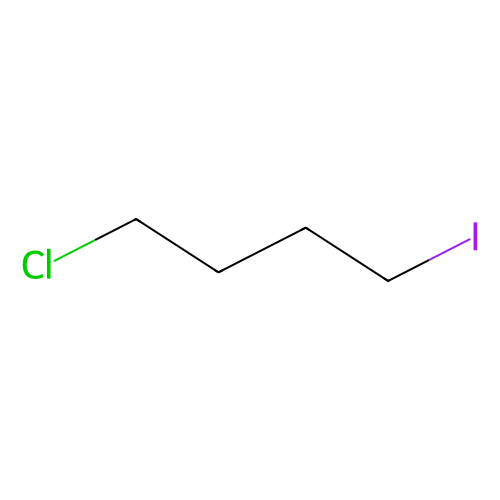 <em>1</em>-氯-4-碘丁烷 (以铜屑为稳定剂)，10297-05-9，>98.0%(GC)