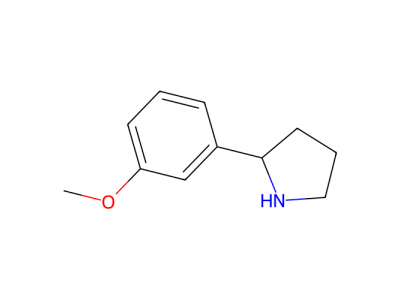 2-(3-甲氧苯基)-吡咯烷，103861-77-4，98%