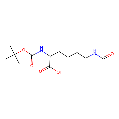 Nalpha-<em>Boc</em>-Nepsilon-甲酰基-<em>L</em>-赖氨酸，2483-47-8，95%