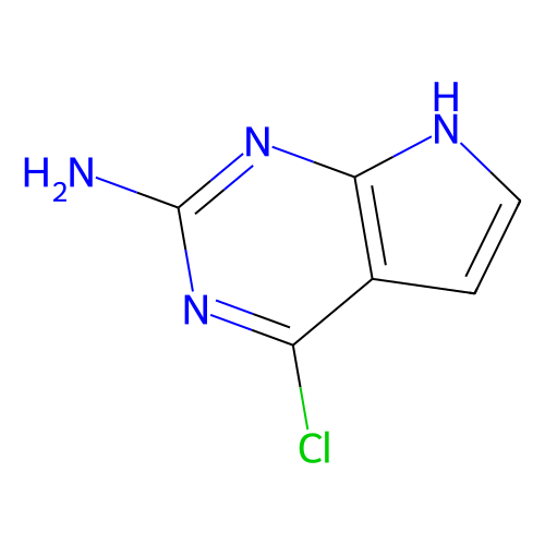 <em>2</em>-氨基-<em>4</em>-<em>氯</em><em>吡咯</em>并[<em>2,3-D</em>]<em>嘧啶</em>，84955-31-7，95%