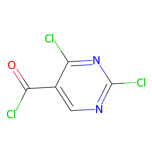 <em>2</em>,4-<em>二</em><em>氯</em>-<em>5</em>-<em>嘧啶</em>甲酰<em>氯</em>，2972-52-3，97%