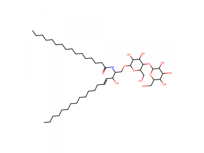 D-乳糖基-β-1,1'N-棕榈酰-D-赤型-鞘氨醇，4201-62-1，98%