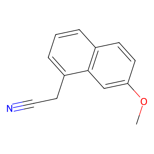 7-甲氧基-<em>1</em>-萘基乙腈，138113-08-3，>98.0%