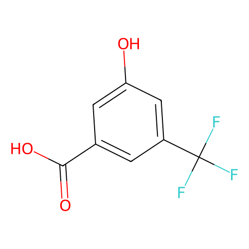 3-羟基-5-(<em>三</em><em>氟</em><em>甲基</em>)苯甲酸，<em>328</em>-69-8，98%