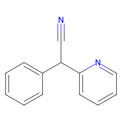2-苯基-2-(2-<em>吡啶</em>基)<em>乙</em><em>腈</em>，5005-36-7，98%