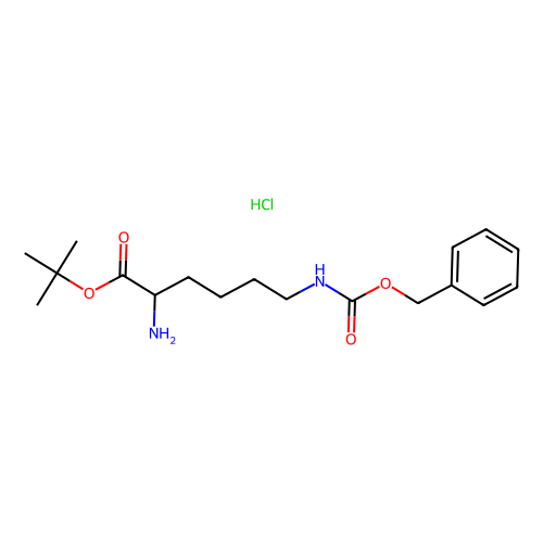 N-Ε-苄氧羰基-L-<em>赖氨酸</em>叔丁酯<em>盐酸盐</em>，5978-22-3，≥97%