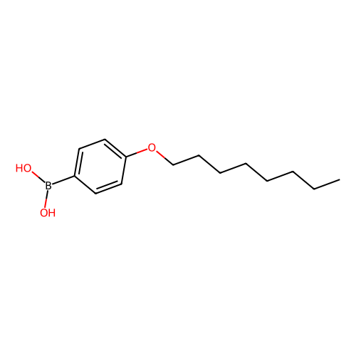 4-n-<em>辛</em>氧基苯硼酸 (含不同量的<em>酸酐</em>)，121554-09-4，≥97%