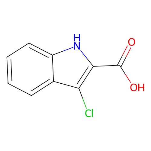 3-氯<em>吲哚</em>-<em>2</em>-<em>甲酸</em>，28737-32-8，98%