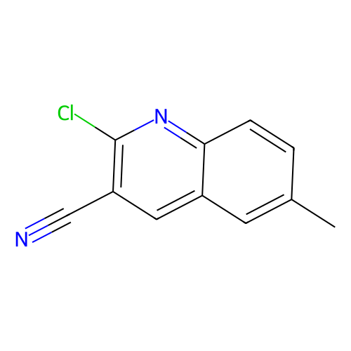 2-氯-<em>6</em>-<em>甲基</em><em>喹啉</em>-3-腈，483287-37-2，≥95%