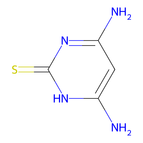4,6-二氨基-<em>2</em>-巯基嘧啶，1004-39-3，95%