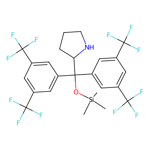 (S)-α,α-<em>双</em>[<em>3</em>,5-<em>双</em>(<em>三</em><em>氟</em><em>甲基</em>)苯基]-2-吡咯烷甲醇<em>三甲基</em>甲硅烷基醚，848821-61-4，97%