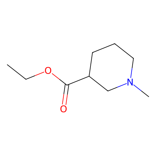 1-甲基-3-<em>哌啶</em><em>甲酸</em>乙酯，5166-67-6，>95.0%(GC)