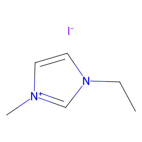 1-乙基-<em>3</em>-<em>甲基</em>碘化咪唑<em>鎓</em>，35935-34-3，98%