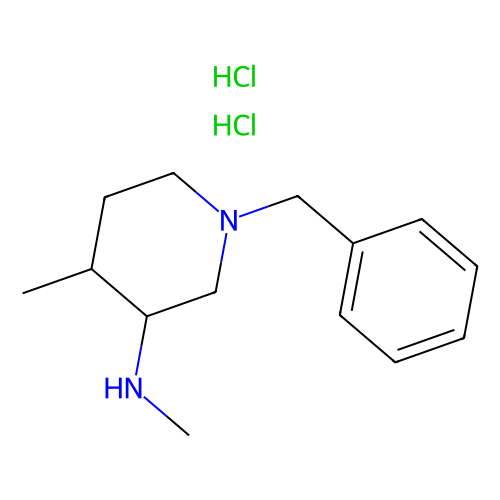 (<em>3R</em>,4R)-<em>1</em>-<em>苄基</em>-N,4-二甲基哌啶-<em>3</em>-胺二盐酸盐，1062580-52-2，97%