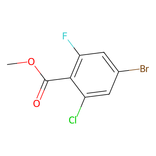 4-溴-2-氯-6-氟<em>苯甲酸</em>甲酯，1321613-<em>02</em>-8，97%