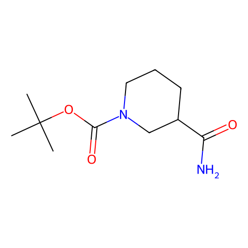 1-(叔丁氧羰基)-<em>3</em>-哌啶<em>甲酰胺</em>，91419-49-7，98%
