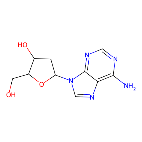 2'-脱氧<em>腺苷</em>(无水)，958-09-<em>8</em>，>98.0%(HPLC)(T)