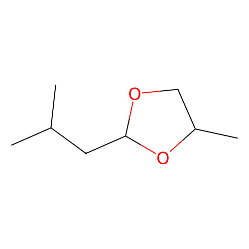 2-<em>异</em>丁基-4-甲基-1,3-二氧戊环，18433-93-7，>98.0%(GC)